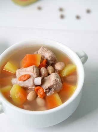 Peanut and Papaya Pork Rib Soup recipe