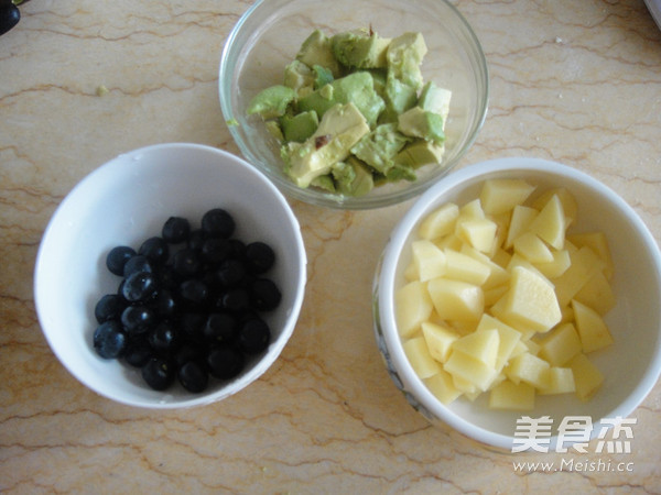 Avocado Blueberry Mashed Potatoes recipe