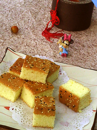 Sesame French Sponge Cake recipe