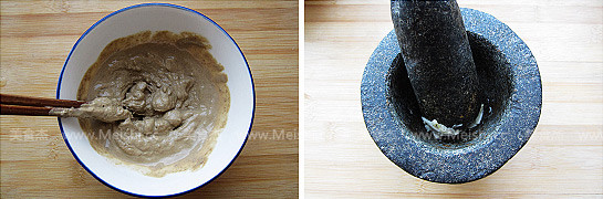 Hawthorn with Sesame Sauce Mixed with Alfalfa recipe