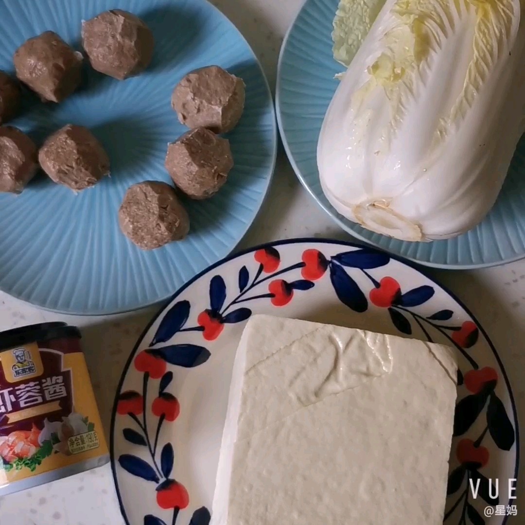 Shrimp Paste Tofu Pot recipe