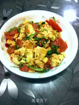 Tomato Scrambled Eggs recipe