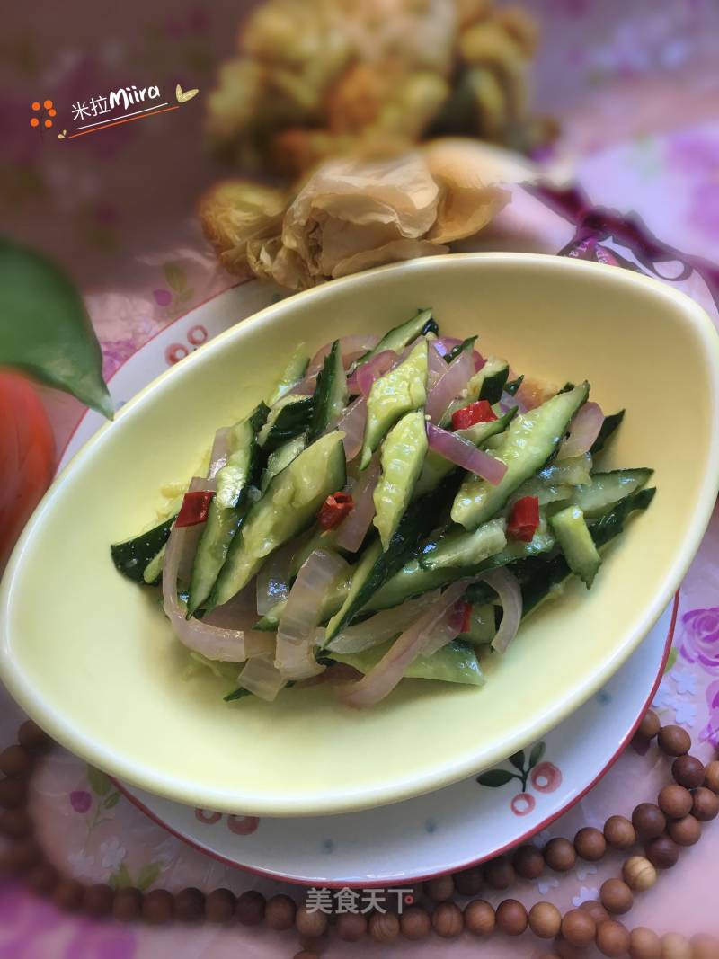 Cucumber with Onion recipe