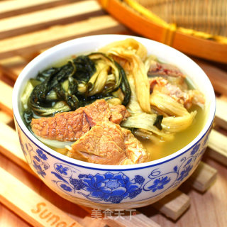 Guangdong Lao Huo Liang Soup-nan Bei Dried Apricot and Vegetable Soup to Benefit The Lung recipe