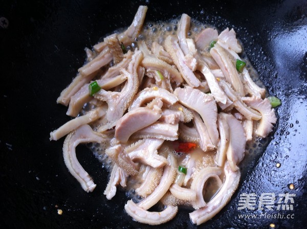 Stir-fried Tripe with Cabbage recipe