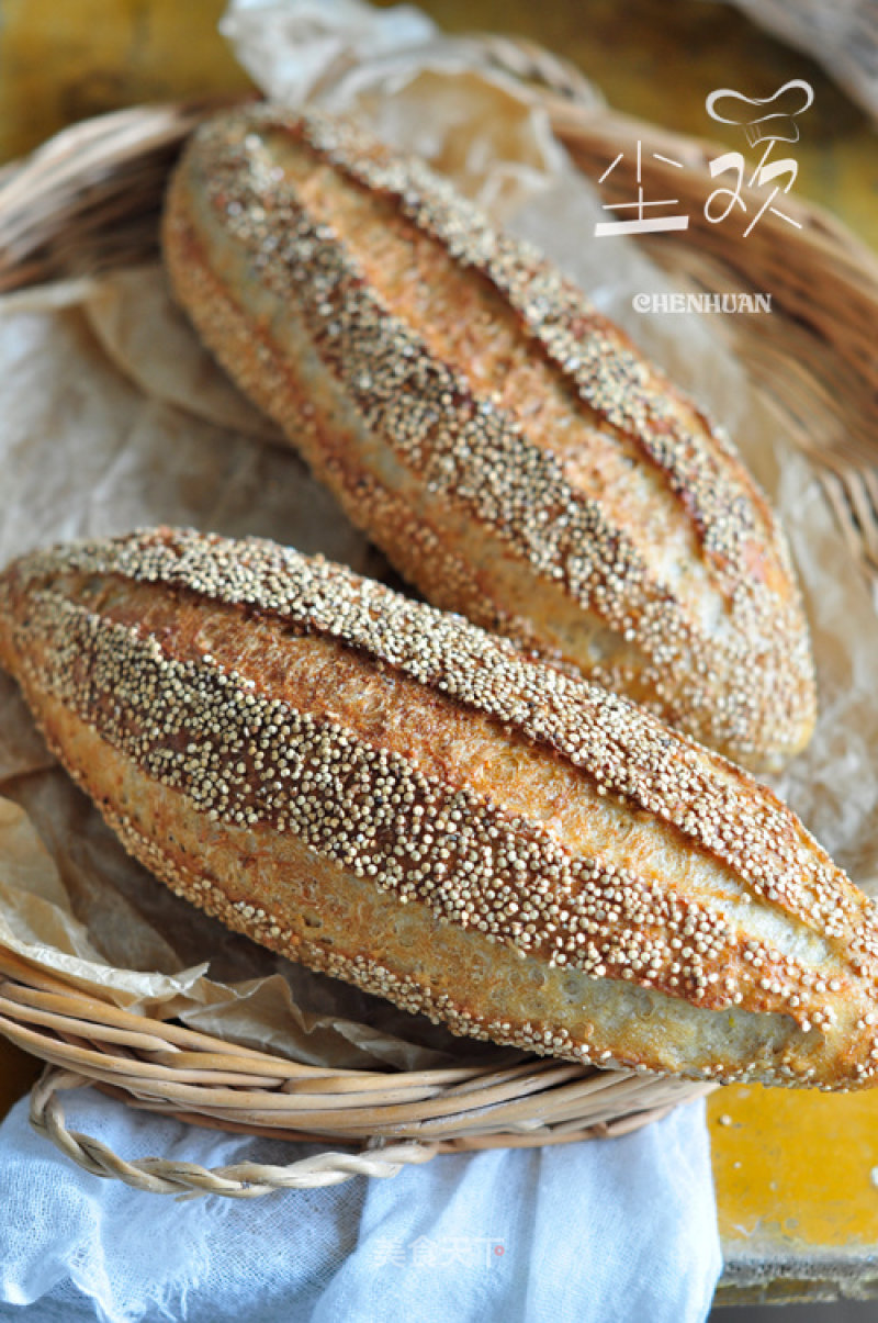 #aca烤明星大赛#quinoa Bread recipe