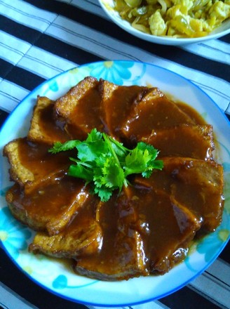 Lao Tofu with Soy Sauce and Chicken Sauce