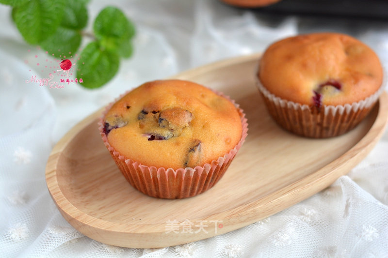 #aca烤明星大赛#cranberry Yogurt Muffin recipe