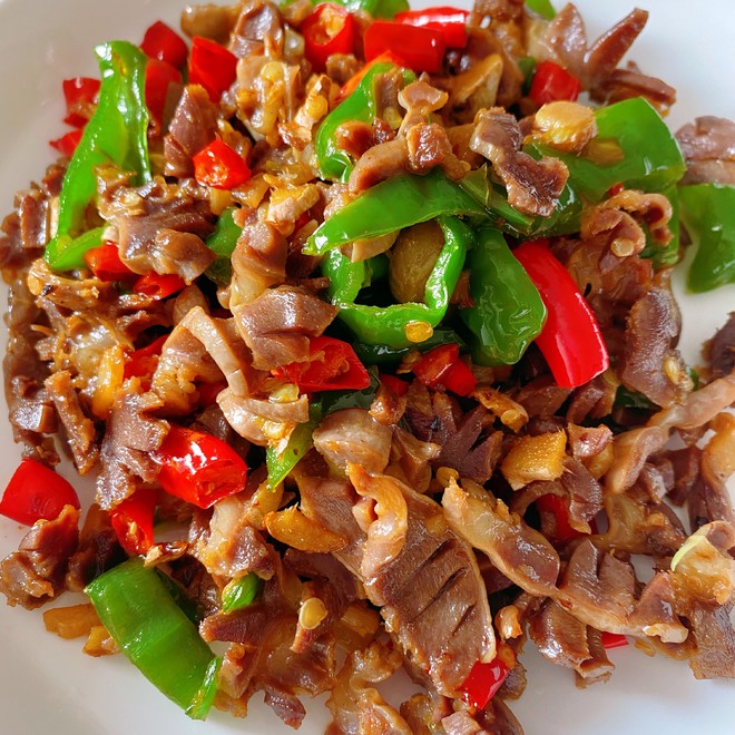 Hunan Spicy Chicken Gizzards recipe