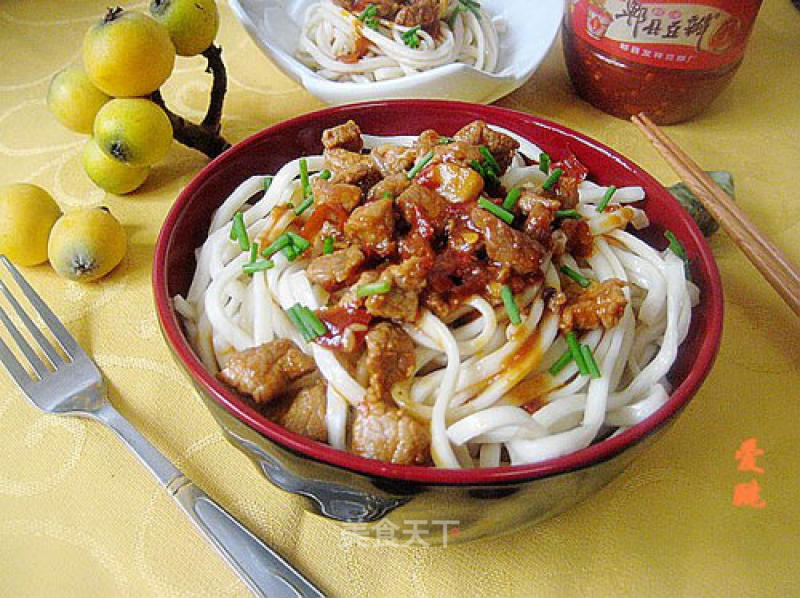 Spicy Pork Noodles recipe