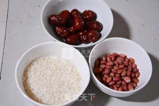 Peanut and Red Date Congee recipe