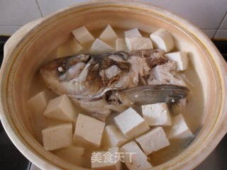 Crab Mushroom Fish Head Tofu Pot recipe