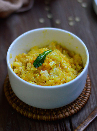 Pumpkin and Yam Braised Rice (complementary Food) recipe