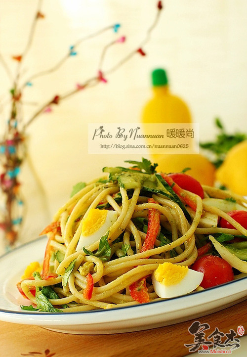 Colorful Salad Mix Pasta recipe