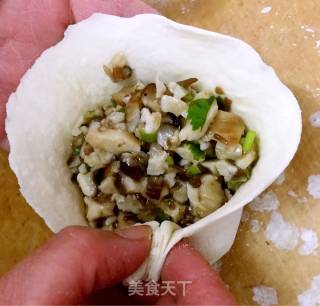 #御寒美食# Mushroom Fresh Pork Bun recipe