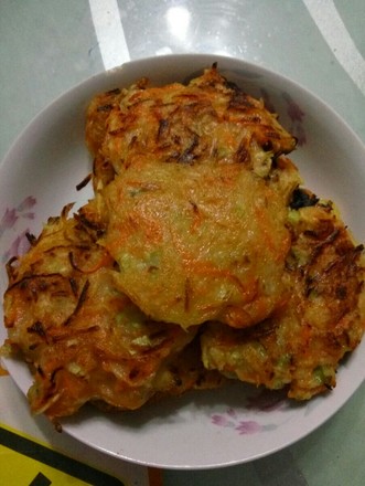 Pan-fried Carrot Potato Cakes recipe