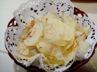 Homemade Oil-free Potato Chips recipe