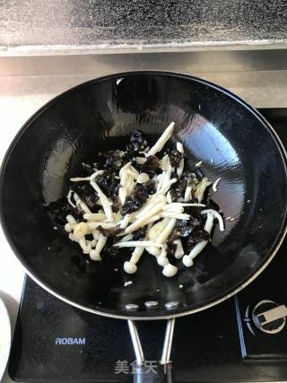Vegetarian Fried Seafood Mushroom recipe