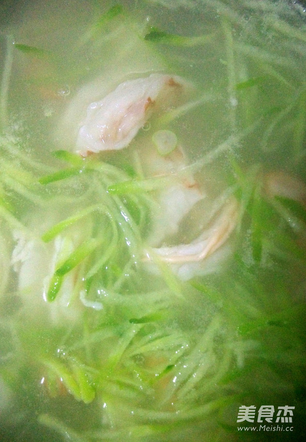 Shredded Radish Shrimp Soup recipe