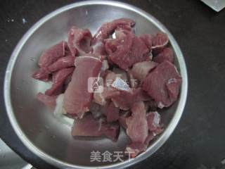 Fried Pork with Pleurotus Eryngii recipe