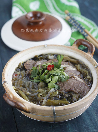 Sauerkraut Beef Vermicelli Claypot recipe