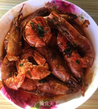 Braised Argentine Red Shrimp recipe