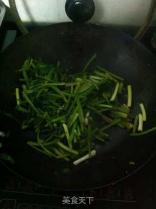 Celery Sprouts Fried Garlic Sprouts recipe