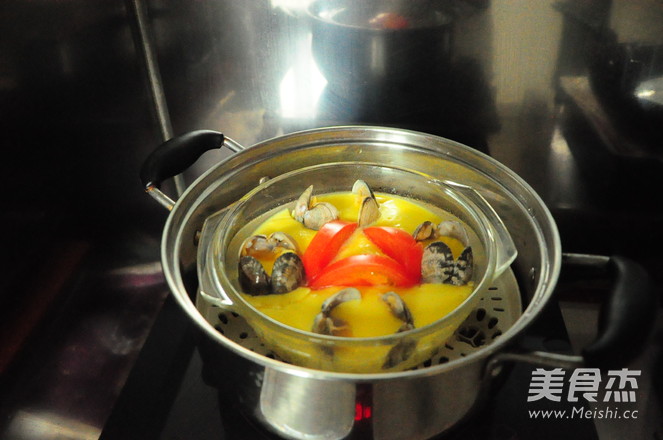 Tomato Clam Steamed Egg recipe