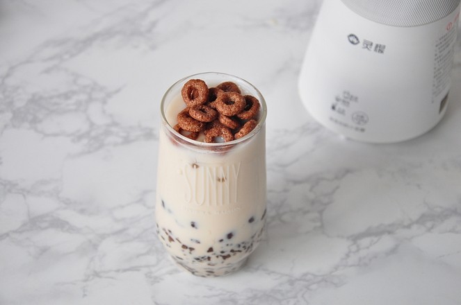 Brown Sugar Brown Rice Red Bean Milk Tea recipe