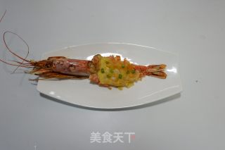 Cheese Baked Argentine Red Shrimp recipe