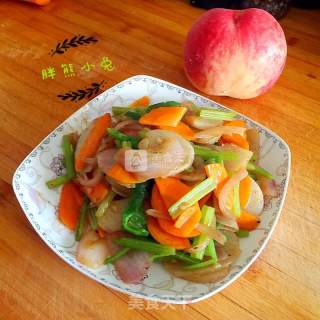 Vegetarian Fried Rice Cake recipe