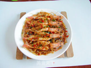 Perfect Matching-steamed Vermicelli with Garlic Shrimp recipe