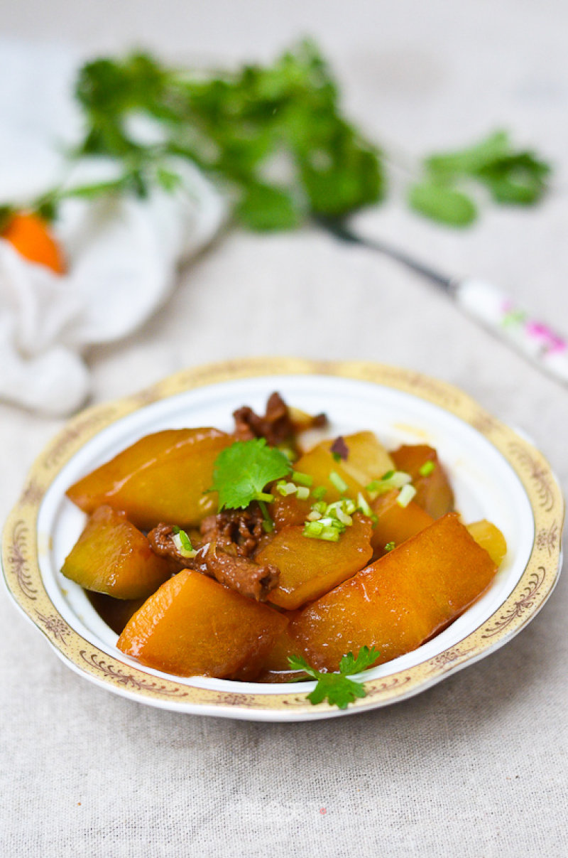 Lamb Roasted Radish recipe