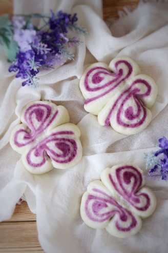 Two-color Pansy Roll recipe