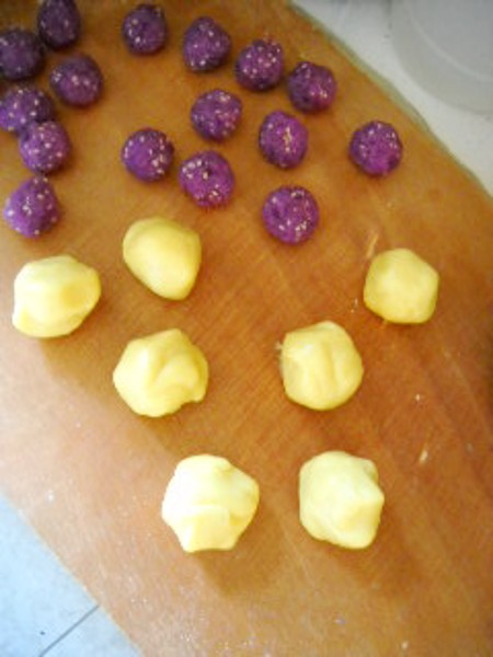 Low Fat Purple Potato Corn Sticky Cake recipe