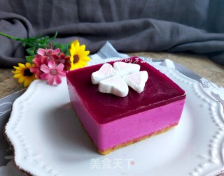 Dragon Fruit Mousse Cake recipe