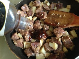【pleurotus Eryngii Garlic Veal】 recipe