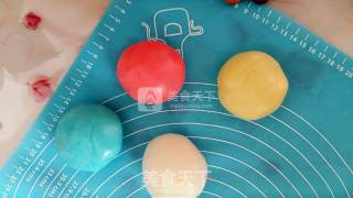 Candy Snowy Mooncakes recipe