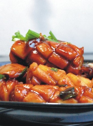 Spicy Fried Squid Roll recipe