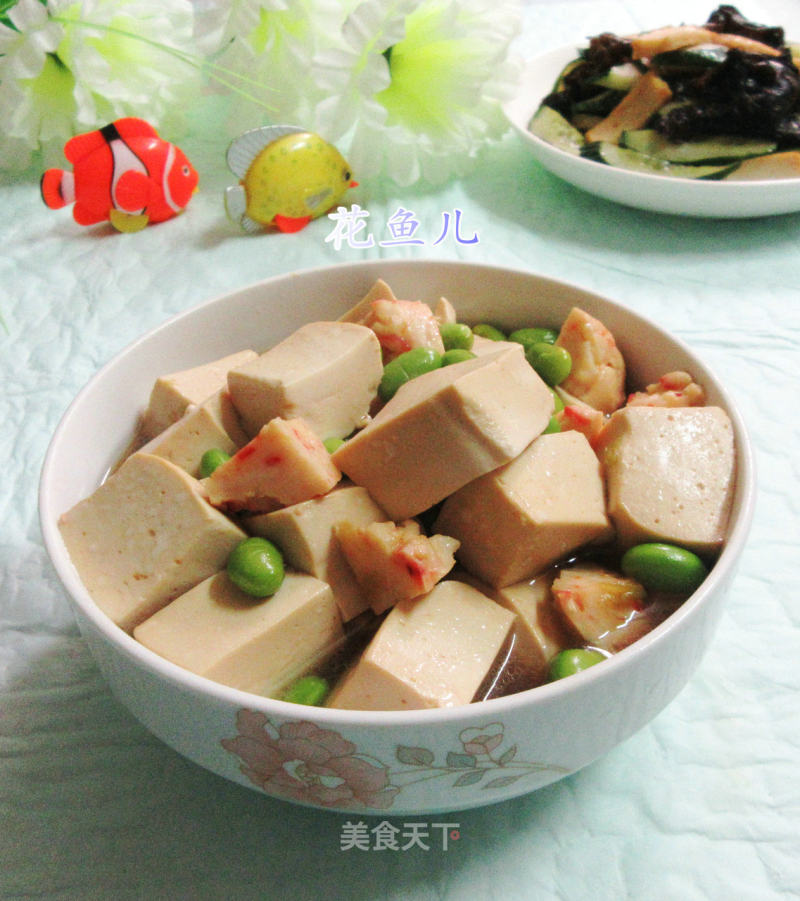 Shrimp Ball Edamame Boiled Tofu