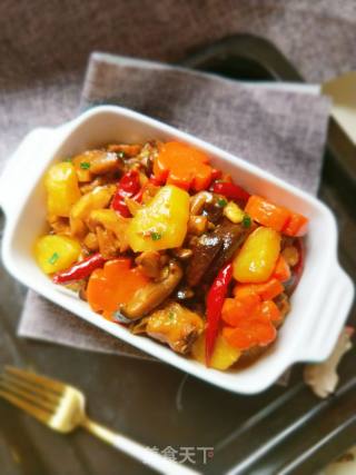 Chicken Stewed with Mushrooms recipe