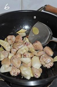 Three Cup Chicken with Spring Bamboo Shoots recipe