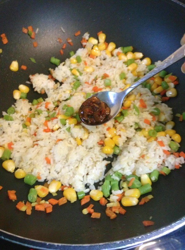 Fried Rice with Xo Sauce recipe