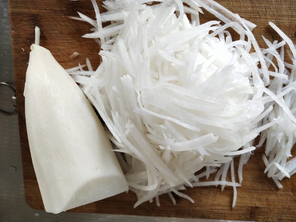Steamed White Radish Shreds recipe