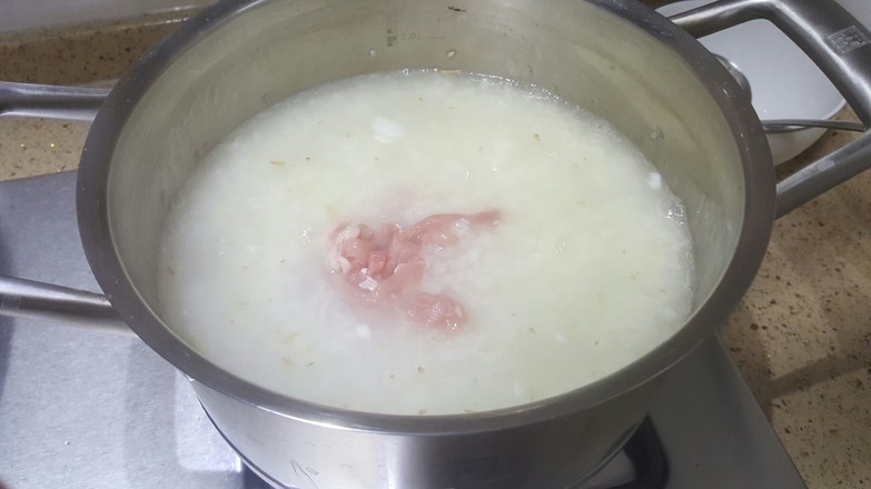 Congee with Preserved Egg and Lean Meat recipe