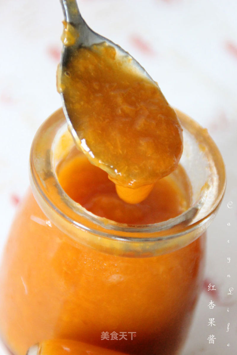 Homemade "red Apricot Jam", A Sweet and Sour Appetizer recipe