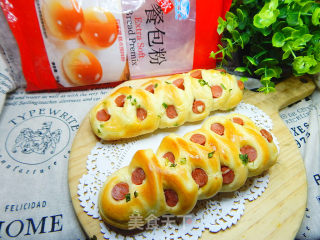 Ham Sausage Bread recipe