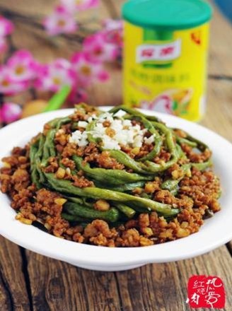 Long Cowpea with Minced Meat recipe