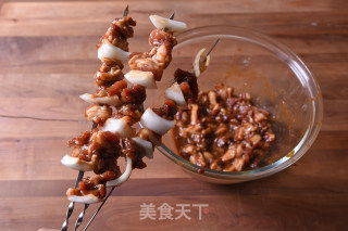 Fork Bbq Meat Skewers recipe