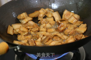 Stir-fried Pork with Watercress and Green Pepper recipe